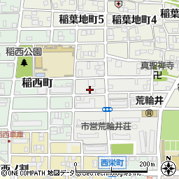 愛知県名古屋市中村区荒輪井町2丁目周辺の地図