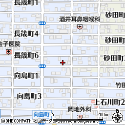 愛知県名古屋市中村区長筬町7丁目15周辺の地図