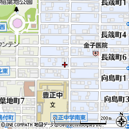 愛知県名古屋市中村区長筬町7丁目34周辺の地図