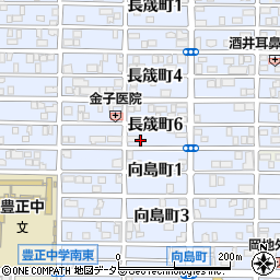 愛知県名古屋市中村区長筬町7丁目27周辺の地図