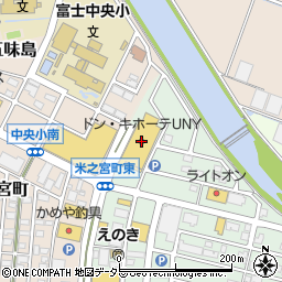 スルガ銀行ピアゴ富士中央店 ＡＴＭ周辺の地図