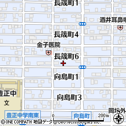 愛知県名古屋市中村区長筬町7丁目26周辺の地図