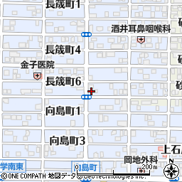 愛知県名古屋市中村区長筬町7丁目20周辺の地図