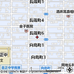 愛知県名古屋市中村区長筬町7丁目25周辺の地図