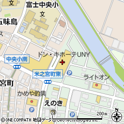 ドン・キホーテＵＮＹ富士中央店周辺の地図
