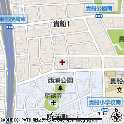 愛知県名古屋市名東区貴船1丁目272周辺の地図