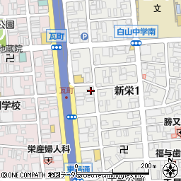愛知県名古屋市中区新栄1丁目28-6周辺の地図