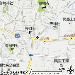 静岡県富士市比奈1277周辺の地図