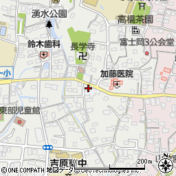 静岡県富士市比奈52周辺の地図