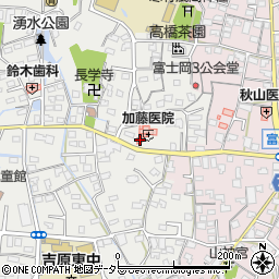 静岡県富士市比奈1605周辺の地図