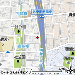愛知県名古屋市名東区亀の井3丁目208周辺の地図