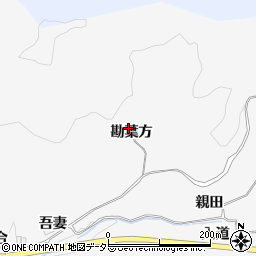 愛知県豊田市中立町（勘葉方）周辺の地図
