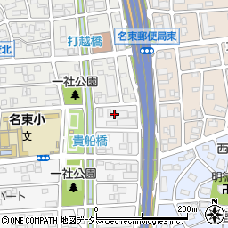 愛知県名古屋市名東区亀の井3丁目206周辺の地図