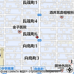 愛知県名古屋市中村区長筬町7丁目21周辺の地図
