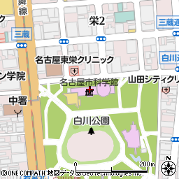 名古屋市科学館周辺の地図