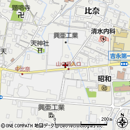 静岡県富士市比奈1286周辺の地図