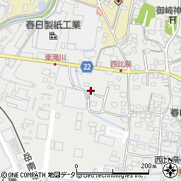 静岡県富士市比奈842周辺の地図