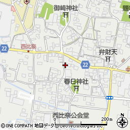 静岡県富士市比奈989周辺の地図