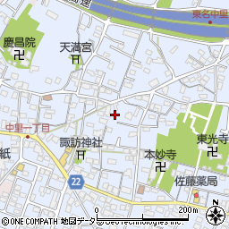 静岡県富士市中里1359-2周辺の地図