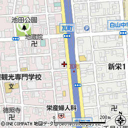 名古屋高速都心環状線周辺の地図