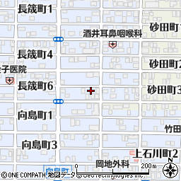 愛知県名古屋市中村区長筬町6丁目58周辺の地図