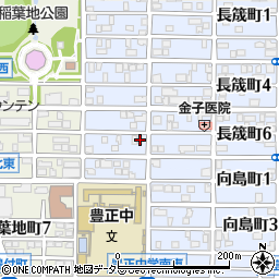 愛知県名古屋市中村区長筬町6丁目37周辺の地図