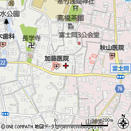 静岡県富士市比奈1616周辺の地図