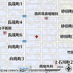 愛知県名古屋市中村区長筬町6丁目57周辺の地図