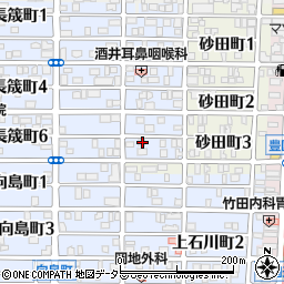 愛知県名古屋市中村区長筬町6丁目62周辺の地図