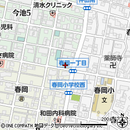 名鉄協商春岡通第４駐車場周辺の地図