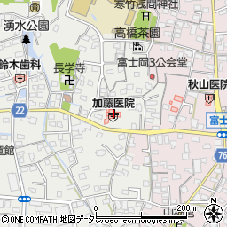 静岡県富士市比奈1613周辺の地図