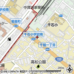 ファミリーマート千種一丁目店周辺の地図