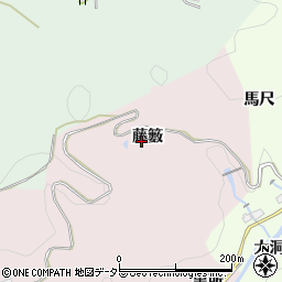 愛知県豊田市玉野町藤籔周辺の地図