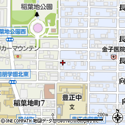 愛知県名古屋市中村区長筬町6丁目32周辺の地図