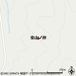 愛知県設楽町（北設楽郡）津具（東山ノ神）周辺の地図
