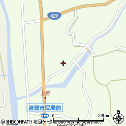 兵庫県宍粟市波賀町上野827-2周辺の地図