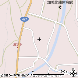 兵庫県多可郡多可町加美区清水305周辺の地図