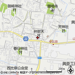 静岡県富士市比奈1001周辺の地図