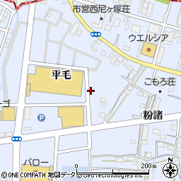 愛知県名古屋市中川区富田町大字千音寺平毛周辺の地図