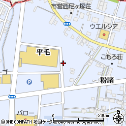愛知県名古屋市中川区富田町大字千音寺（平毛）周辺の地図