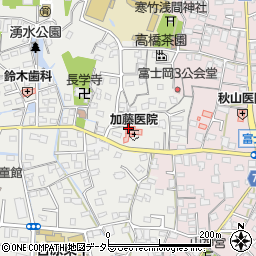 静岡県富士市比奈1606周辺の地図