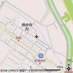 滋賀県東近江市五個荘簗瀬町288周辺の地図