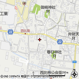 静岡県富士市比奈875周辺の地図