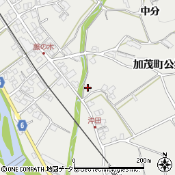 岡山県津山市加茂町公郷1531-2周辺の地図