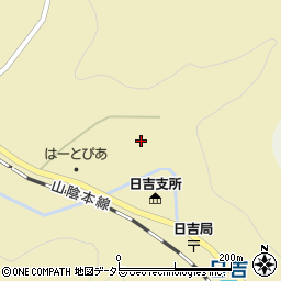 京都府南丹市日吉町保野田垣ノ内周辺の地図