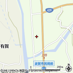 兵庫県宍粟市波賀町上野846周辺の地図