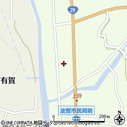 兵庫県宍粟市波賀町上野846周辺の地図