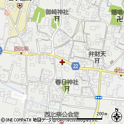 静岡県富士市比奈988周辺の地図