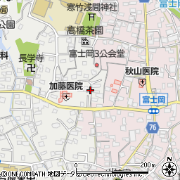 静岡県富士市比奈1619周辺の地図