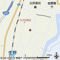 兵庫県朝来市生野町口銀谷368周辺の地図